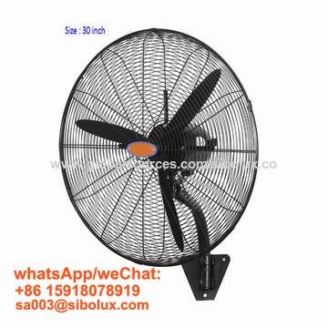26inch 30 inch industrial wall fan/ventilador /oscillating cooling fan
