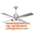 54 inch Industrial remote ceiling fan with LED light for home appliances