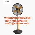 16 inch 18 inch metal vintage stand electric fan with remote control 1