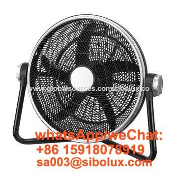 20 inch plastic box fan/20" floor fan for office and home appliances with handle