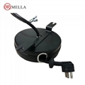 Small retractable power cord reel 1