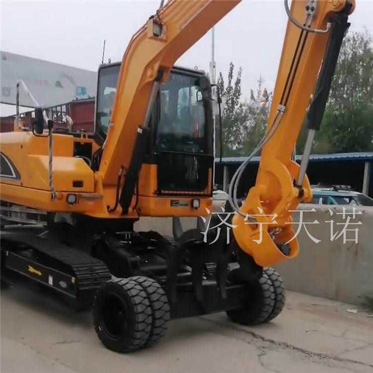 橡膠輪式挖掘機改裝 3