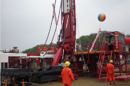 Md-900 crawler multi-function drilling rig for coalbed methane 3