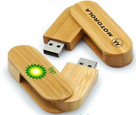 Natural Bamboo Flash Drive