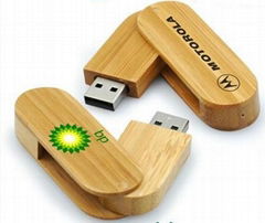 Natural Bamboo Flash Drive