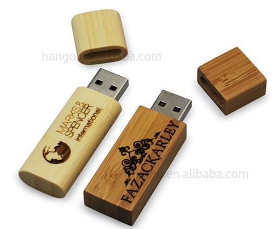 Natural Bamboo Flash Drive 4