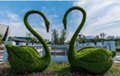 仿真绿植节日主题城市花坛立体大型铝绿雕组合摆件 4