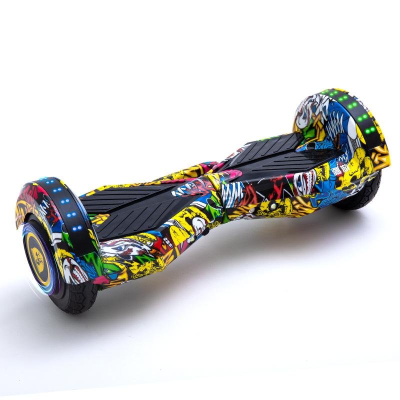 ELECTRIC SCOOTER 8″ TWO-WHEELED ELECTRIC SELF BALANCE SCOOTER SKATEBOARD HOVERBO 3