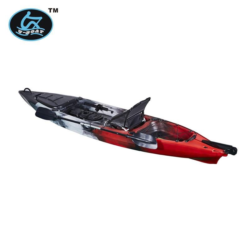 Professional LLDPE Plastic Single Sit On Top Fishing Kayak  2