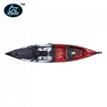 Professional LLDPE Plastic Single Sit On Top Fishing Kayak 