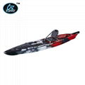 Professional LLDPE Plastic Single Sit On Top Fishing Kayak  4