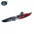 Professional LLDPE Plastic Single Sit On Top Fishing Kayak 