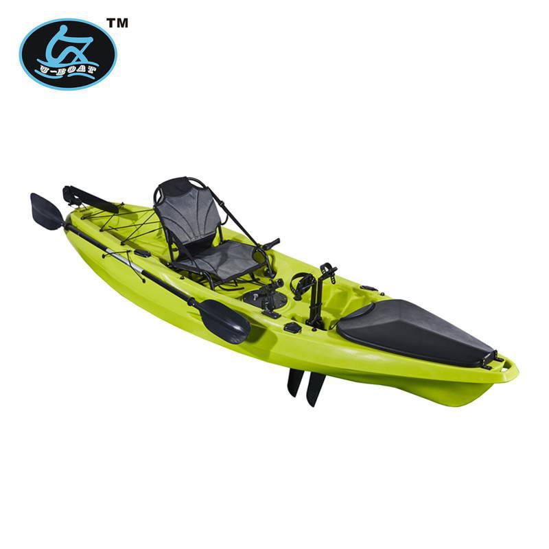 New and Good Upgraded Ocean Pedal Drive Fishing Kayak with Flexible Fins  2