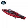 Electric Powered Kayak For Fishing With Trolling Motor and Livewell for sale
