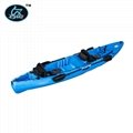 Yinhe outdoor rotational moulding 2+2 four person family boat for paddlers