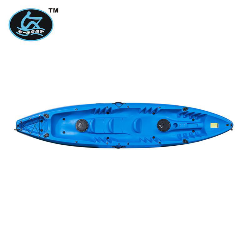 Yinhe outdoor rotational moulding 2+2 four person family boat for paddlers 2