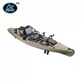  Best Selling HDPE Stable Foot Pedal Powered Kayak with Glide Technology 