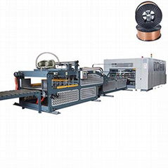 RSC straight line folding stitching machine  for corrugated carton box