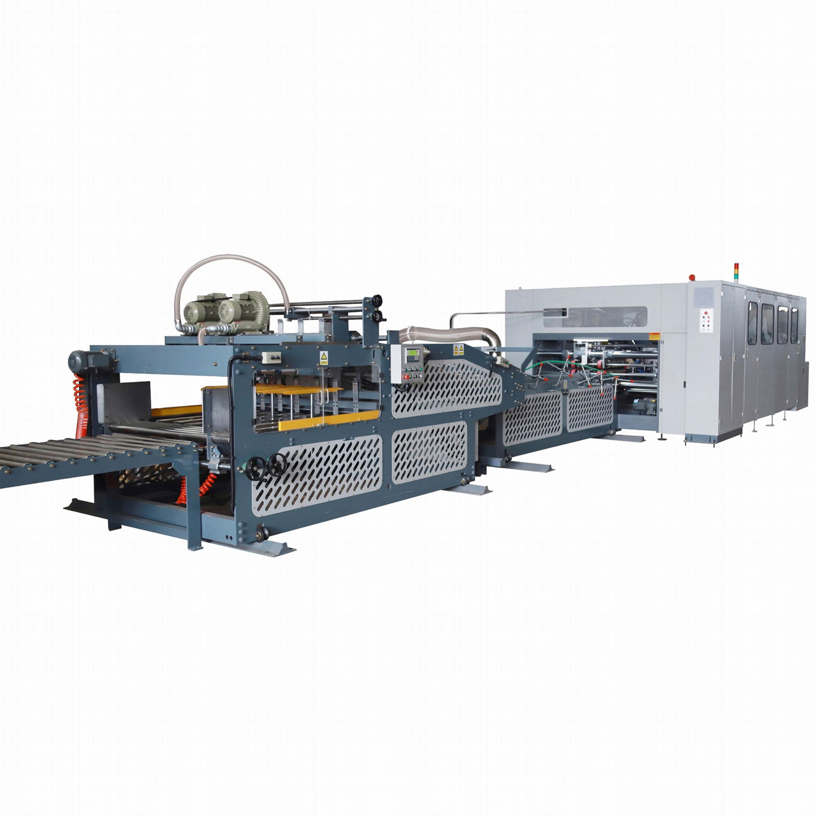 High productivity corrugated carton box folder stitcher machine 2