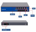 High Performance 4 Pon Port 4 RJ45 EPON OLT with 20km transmission used for ICT 3