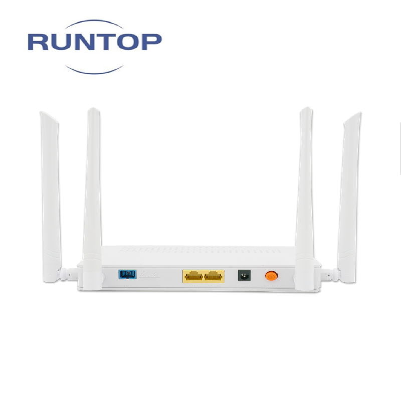 Dual-band wireless 5g gpon epon 2ge pon onu modem for fiber optic equipment