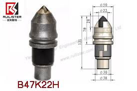 B47K22h Tungsten Carbide Tipped Rock Auger Bullet Cutter Bit