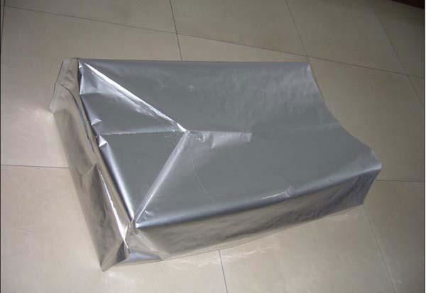 Three dimensional aluminum foil bag