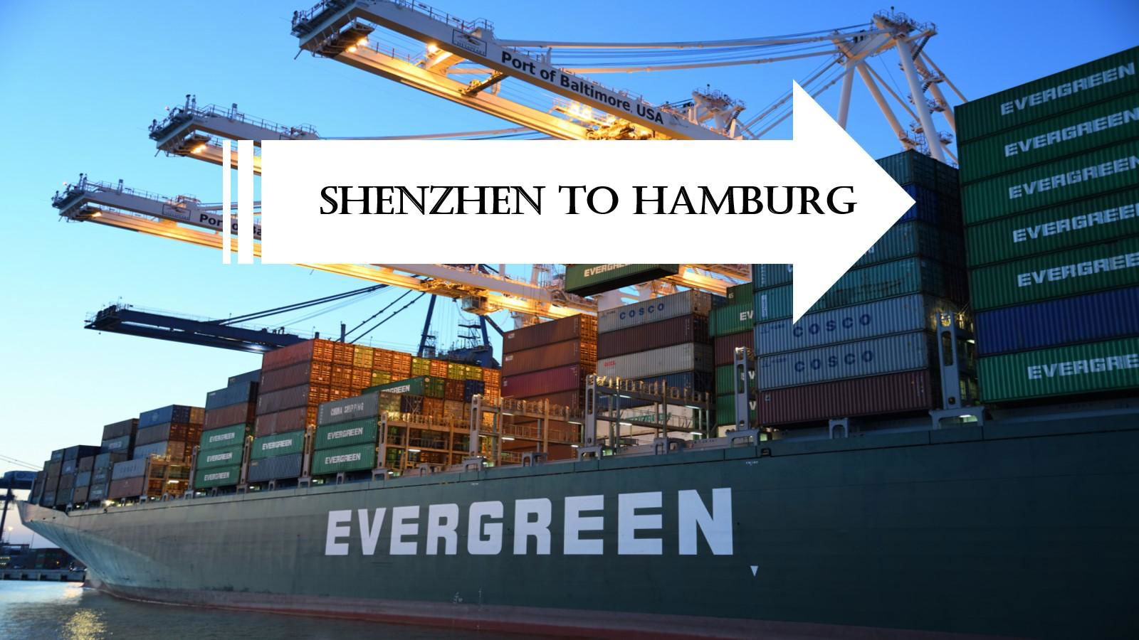Shipping service from Shenzhen to Hamburg (China Services or Others