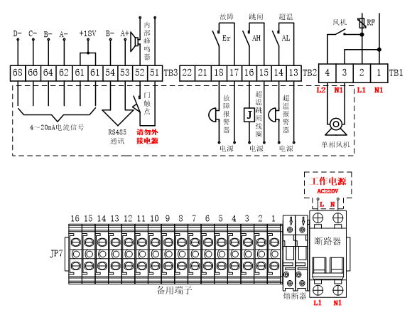 BWDK-3206(A)系列干式变压器温度控制器 3