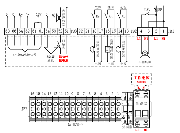 BWDK-3206(A)系列干式變壓器溫度控制器 3