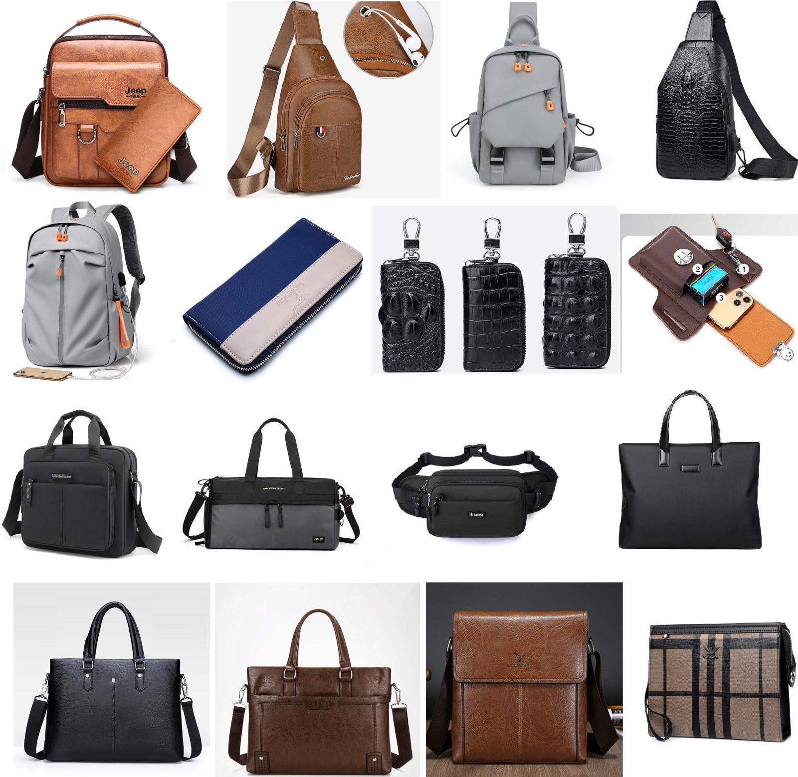 man's bags