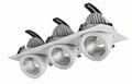 Three Heads Gimbal LED Down Light 3