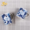 Custom Design Creative Pottery Ceramic Mug Tea Cup With Handle  1
