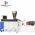 SJZ65 Double Screw Plastic Extruders PVC HDPE PE Pipes Single Screw Plastic Extr 1