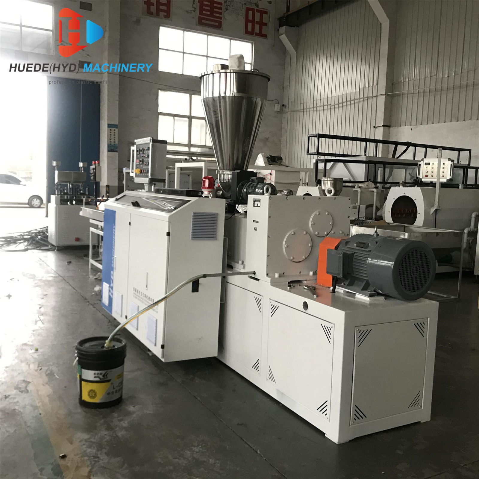 PVC Edge Band Profile Window Making Machine Profile Extrusion Line Double Cavity 4