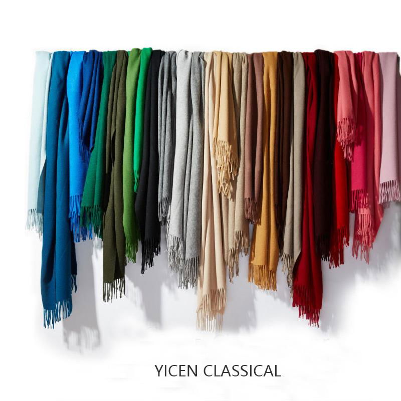 Classical fashion viscose wool scarf 3