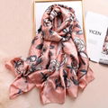 summer beach shawl wraps women silk scarf