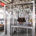 Compact structure line mobile chicken slaughter line