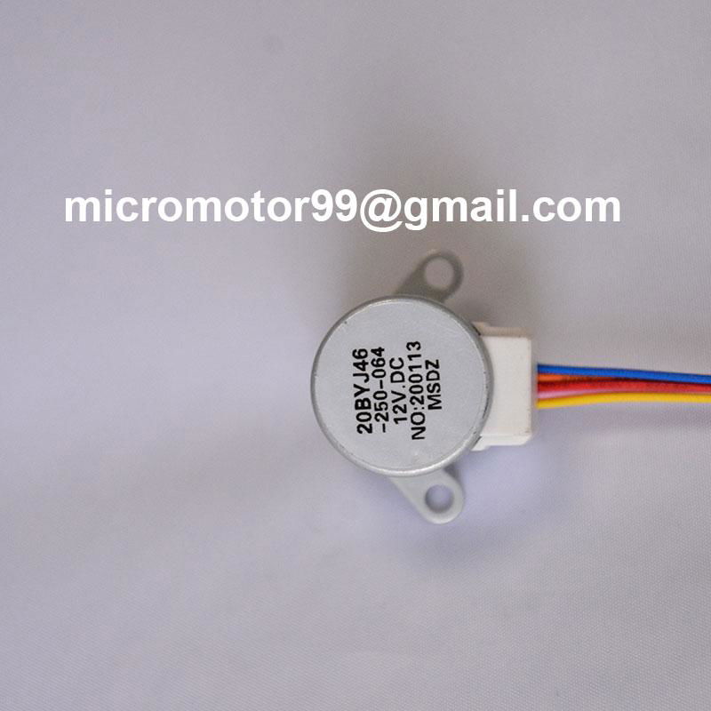 Electric Bidets 5.625 Degree 20byj46 Step Angle DC Stepping Motor with Gearbox