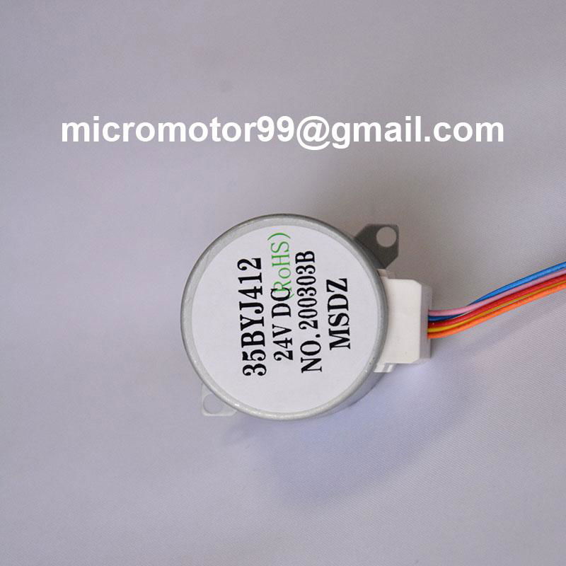 35mm Diameter DC Electric Geared 35byj412 Step Motor for Engine Range Extender 4