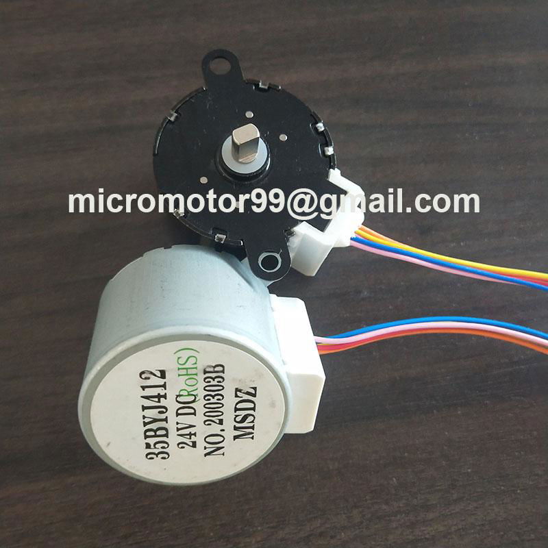 35mm Diameter DC Electric Geared 35byj412 Step Motor for Engine Range Extender 5