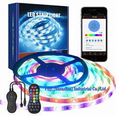 Colourful LED strip light for decorational purpose