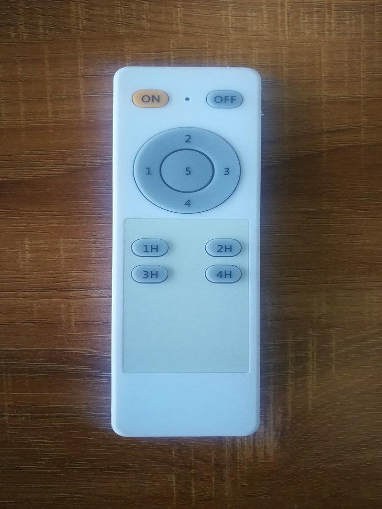 Remote control with 19 keys 