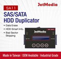 捷美 JetMedia SA11 18G/min SAS服务器硬盘HDD/SSD/NGFF/MSATA拷贝擦除机