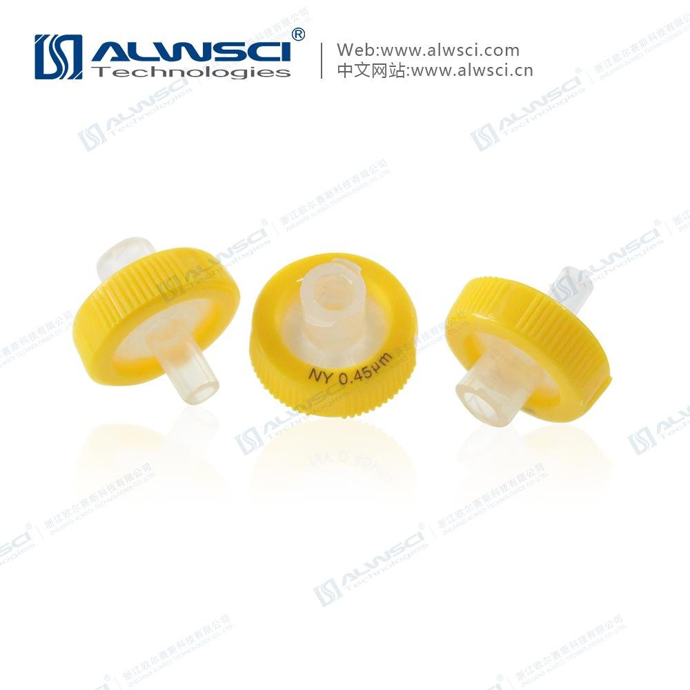 Labfil Yellow Nylon Syringe filter