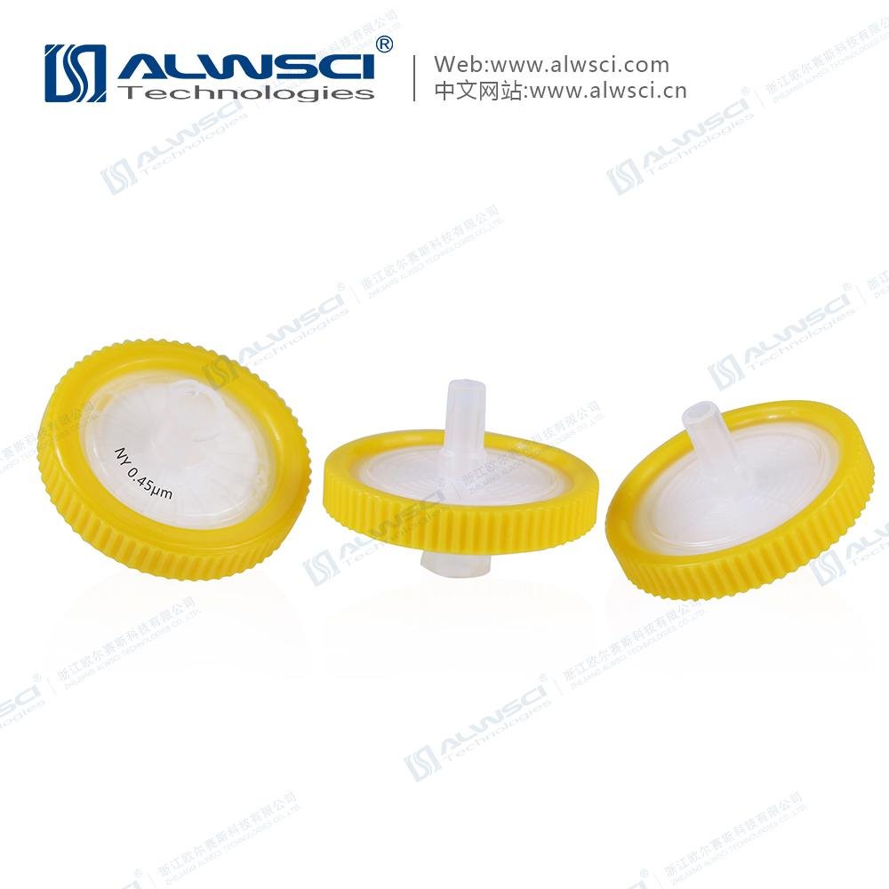 Labfil Yellow Nylon Syringe filter 3