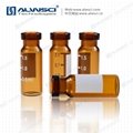 ALWSCI 2ml Crimp Top Vial 2ml Amber Glass Vial 3