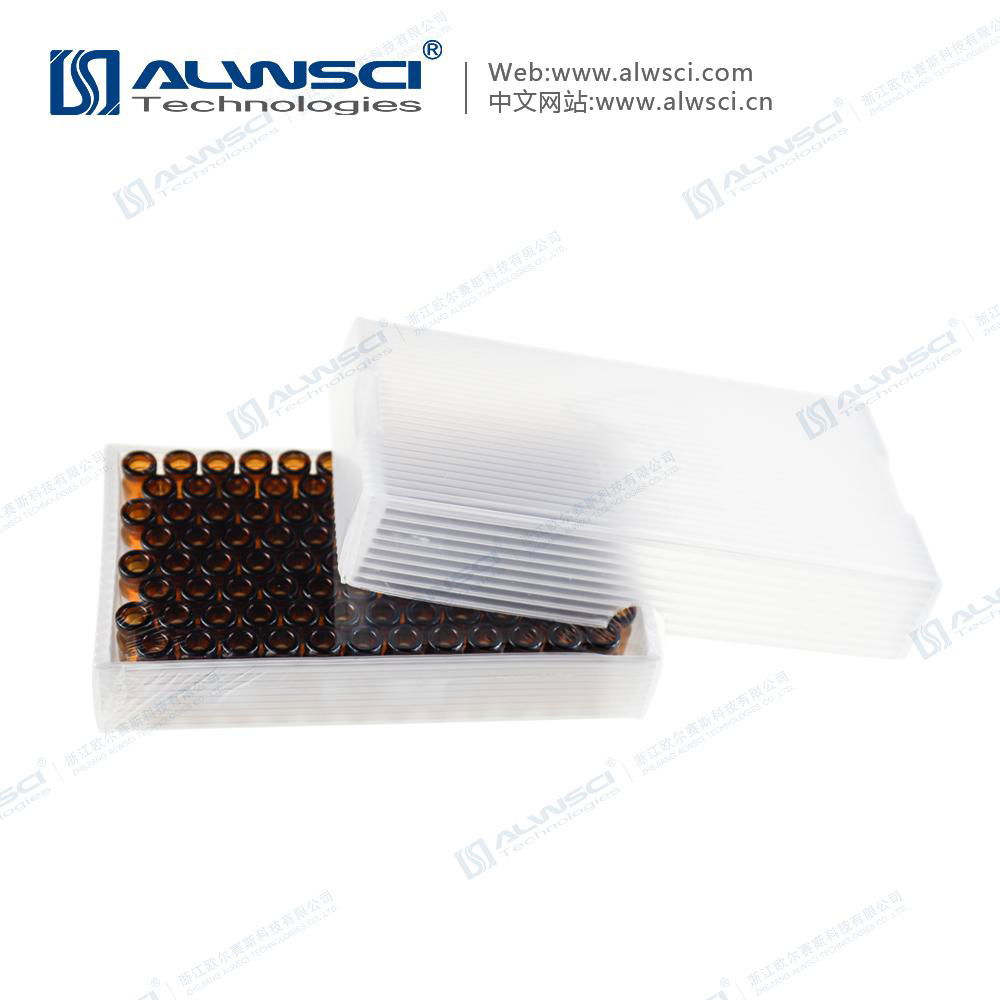 ALWSCI 钳口 进样瓶 11mm 2mL 棕色样品瓶 4