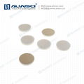 ALWSCI 20mm Aluminum Cap with PTFE septa for GC Headspace Vial