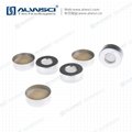 ALWSCI 20mm Aluminum Cap with PTFE septa for GC Headspace Vial